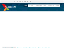 Tablet Screenshot of magnacarta.it